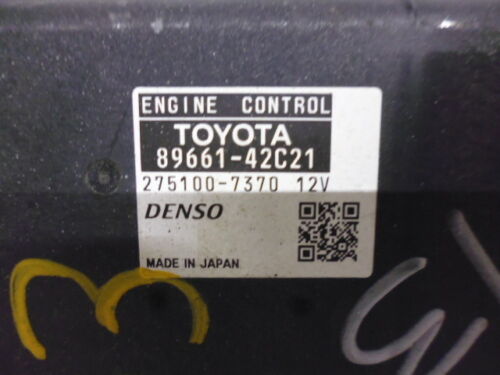 NY583-13 OEM WARRANTY 2006 TOYOTA RAV4 ENGINE CONTROL MODULE ECM ECU