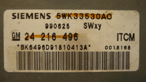 NY412-12 OEM WARRANTY 00 SATURN L SERIES BODY CONTROL COMPUTER MODULE BCM BCU