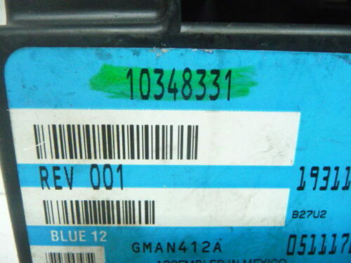 NY587-12 OEM WARRANTY 2006 2007 BUICK RENDEZVOUS BODY CONTROL MODULE BCM BCU