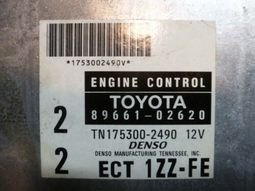 NY337-2 OEM WARRANTY 99 2000 COROLLA ENGINE CONTROL COMPUTER MODULE ECM ECU EBX