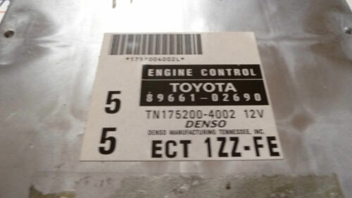 NC113-12 OEM WARRANTY 2000 00 Corolla Engine Control Computer Brain ECM ECU EBX