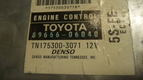 NY442-4 OEM WARRANTY 2000 TOYOTA CAMRY SOLARA ENGINE CONTROL COMPUTER MODULE