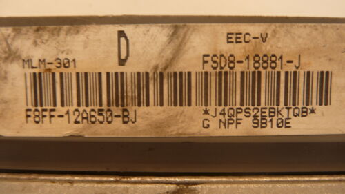 NY529-3 OEM PROGRAMMED 1999 MAZDA 626 ENGINE COMPUTER CONTROL MODULE MLM-301 ECU