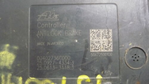 ABS2-6 OEM 2007 JEEP GRAND CHEROKEE ANTI-LOCK BRAKE ABS MODULATOR ASSEMBLY