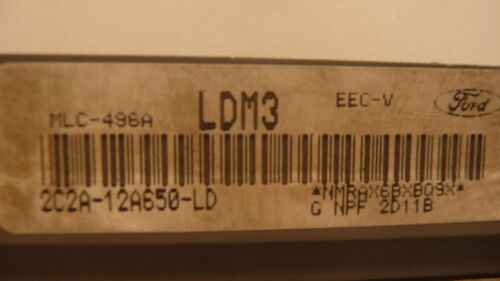 NY536-1 OEM PROGRAMMED 2002 FORD VAN ENGINE COMPUTER CONTROL MLC-496A ECM ECU