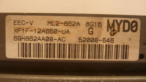 NY530-18 OEM PROGRAMMED 99 SABLE TAURUS ENGINE COMPUTER MODULE ML2-862A ECM ECU