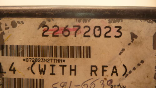 NY510-23 OEM WARRANTY 2001 SATURN L SERIES BODY CONTROL COMPUTER MODULE BCM BCU