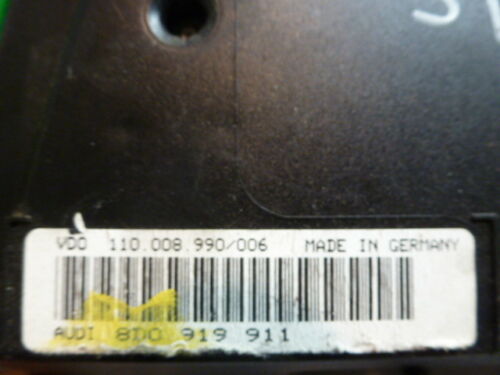 S1554 OEM WARRANTY 1999 AUDI A4 INSTRUMENT CLUSTER SPEEDOMETER 202,608