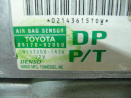 NY588-1 OEM WARRANTY 1998 1999 2000 COROLLA PRIZM AIR BAG CONTROL MODULE