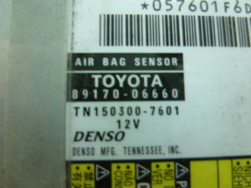 NY195-10 OEM WARRANTY 2012 CAMRY AIR BAG CONTROL COMPUTER MODULE