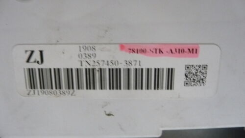 S2039 OEM WARRANTY 2009 ACURA RDX INSTRUMENT CLUSTER SPEEDOMETER 56,531