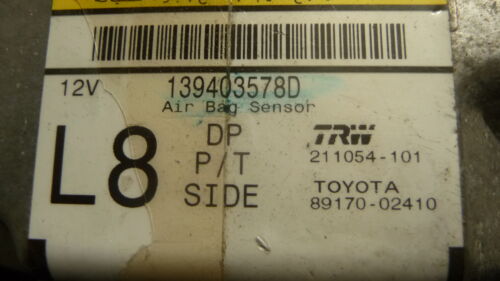 NY433-2 OEM WARRANTY 2004-2008 TOYOTA COROLLA SRS SENSOR CONTROL MODULE UNIT