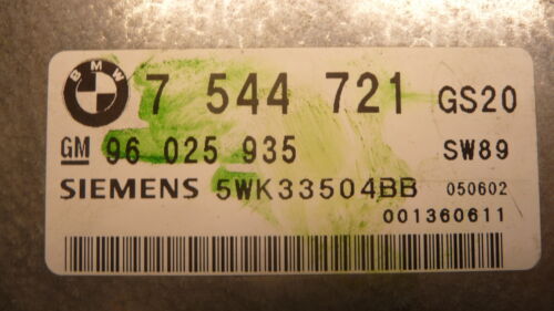 NY486-18 OEM WARRANTY 2004 2005 2006 BMW X3 TRANSMISSION CONTROL COMPUTER TCU