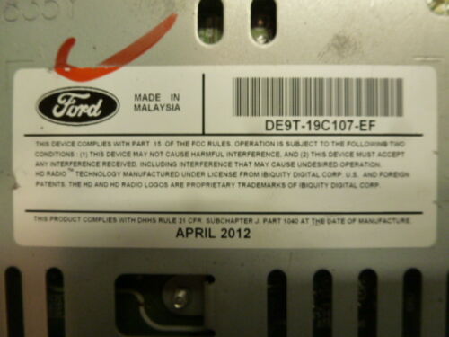 RD12-1 OEM FACTORY 2013 2014 LINCOLN MKT RECEIVER RADIO CONTROL UNIT