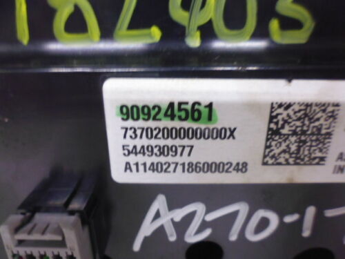 A270-17 OEM WARRANTY 2014-2017 BUICK REGAL A/C HEAT CLIMATE TEMP CONTROL