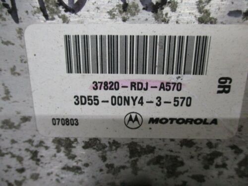 NY646-3 OEM WARRANTY 2004 ACURA MDX ENGINE CONTROL MODULE ECM ECU