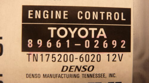 NY555-10 OEM WARRANTY 2000 COROLLA PRIZM ENGINE CONTROL COMPUTER MODULE ECM ECU