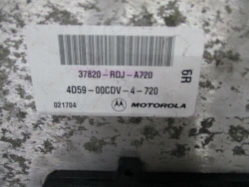NY646-2 OEM WARRANTY 2004 ACURA MDX ENGINE CONTROL COMPUTER MODULE ECM ECU