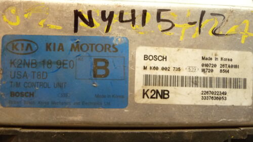 NY415-12 OEM WARRANTY 02 03 SPECTRA TRANSMISSION CONTROL COMPUTER MODULE TCM TCU