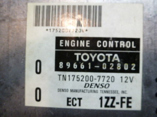 NY334-7 OEM WARRANTY 01 02 COROLLA ENGINE CONTROL COMPUTER MODULE ECM ECU BRAIN