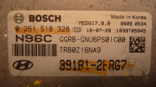 NY550-6 OEM WARRANTY 15 16 HYUNDAI ACCENT ENGINE COMPUTER CONTROL MODULE ECM ECU