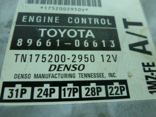 NY128-17 OEM WARRANTY 98 99 CAMRY 6CYL LEXUS ES300 ENGINE CONTROL BRAIN ECM ECU