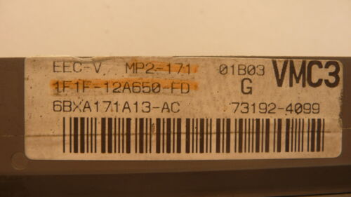 NY532-6 OEM PROGRAMMED 01 SABLE TAURUS ENGINE COMPUTER CONTROL MP2-171 ECM ECU