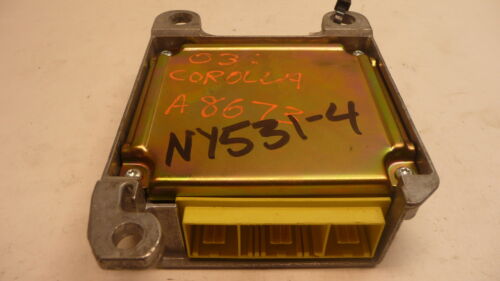NY531-4 OEM 2003 2004 TOYOTA COROLLA SRS COMPUTER CONTROL MODULE