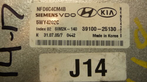NY414-17 OEM WARRANTY 2006-2008 HYUNDAI SONATA ENGINE CONTROL MODULE ECM ECU