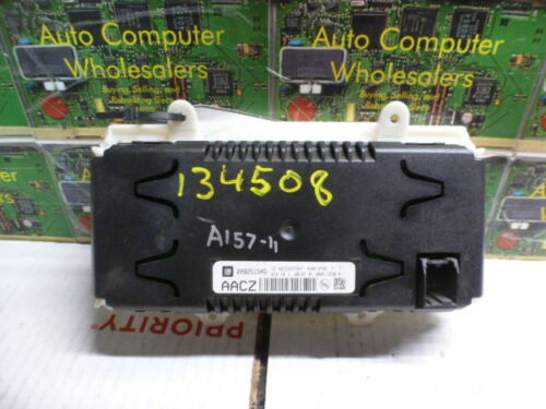 A157-11 OEM WARRANTY 2010-2012 BUICK LACROSSE DASH INFORMATION DISPLAY SCREEN