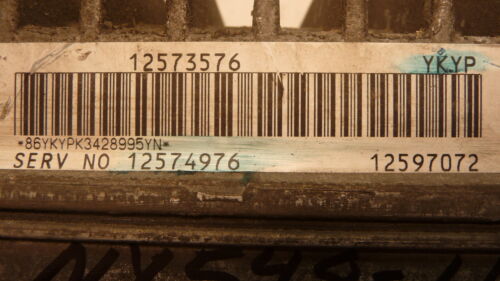 NY548-11 OEM WARRANTY 03-05 TRAILBLAZER EXT ENVOY ENGINE COMPUTER MODULE ECM ECU