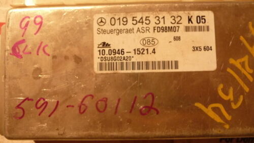 1998 1999 2000 Mercedes CLK320 C280 C230 ABS Control Computer 6 MONTH WARRANTY!