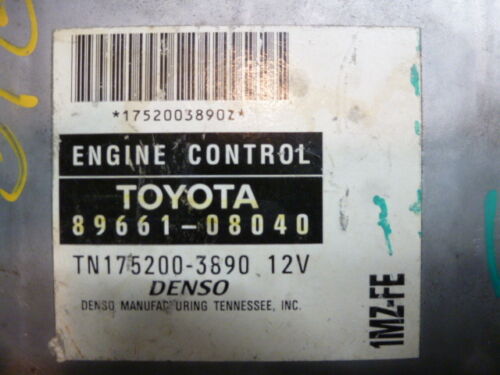 NY336-22 OEM WARRANTY 00 SIENNA ENGINE CONTROL COMPUTER MODULE ECM ECU EBX BRAIN