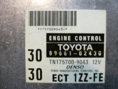 NY334-2 OEM WARRANTY 98 COROLLA ENGINE CONTROL COMPUTER MODULE ECM ECU EBX BRAIN