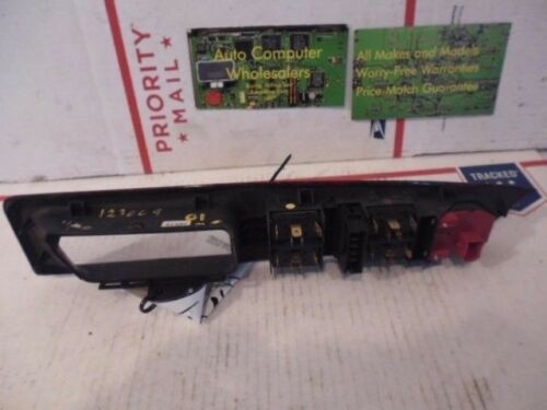 HS26-1 WARRANTY 2000 01 02 AUDI A8 WOOD GRAIN DOOR DRIVERS MASTER WINDOW SWITCH