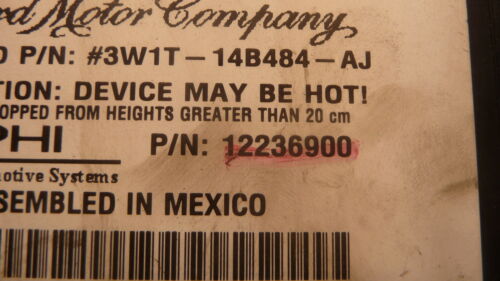 NY504-10 OEM WARRANTY 03-11 LINCOLN TOWN CAR EDGE MKX SEAT HEATER CONTROL MODULE