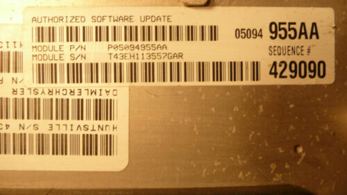 NC120-1 WARRANTY OEM 2006 Charger Magnum 300 Engine Control Computer ECM ECU EBX