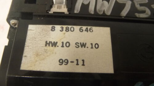 MW75-33 OEM 2000 BMW 740IL LEFT FRONT DOOR MASTER POWER WINDOW SWITCH