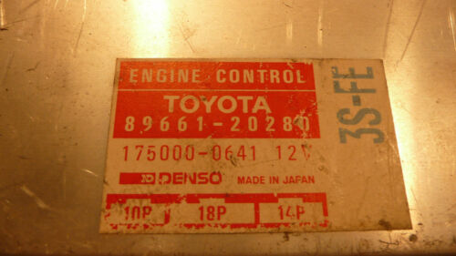 TY2-21 WARRANTY OEM 1987 87 Celica Engine Control Computer Brain ECM ECU EBX