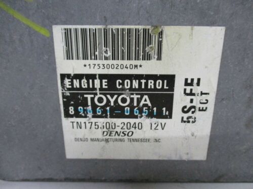 NY637-1 OEM WARRANTY 1998 TOYOTA CAMRY 4CYL ENGINE CONTROL MODULE ECM ECU