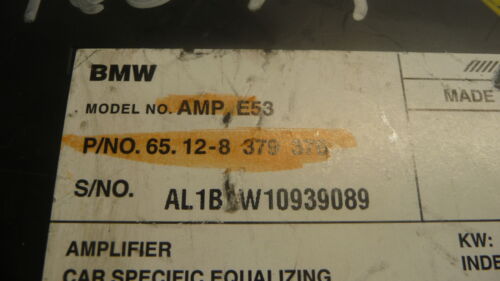NY607-1 OEM 00 01 02 03 04 05 06 BMW E53 X5 ALPINE HIFI STEREO AMPLIFIER