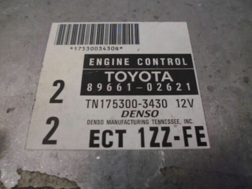NY01-9 OEM WARRANTY 1999 99 COROLLA Engine Control Computer Brain ECM ECU EBX