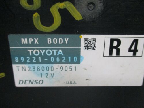 NY605-15 OEM WARRANTY 2013 2014 TOYOTA CAMRY MULTIPLEX NETWORK CONTROL MODULE