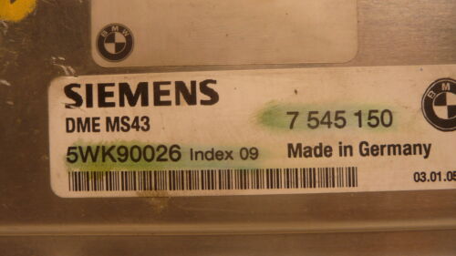 NY524-14 OEM WARRANTY 2003-2005 BMW X5 ENGINE COMPUTER CONTROL MODULE ECM ECU