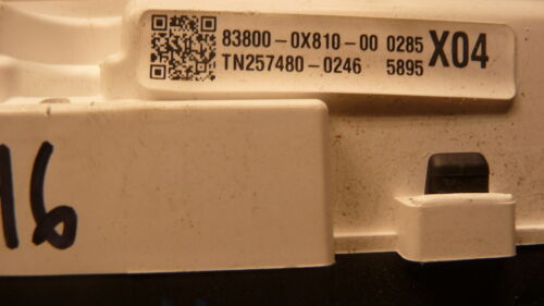 S2146 OEM WARRANTY 2015-2017 TOYOTA CAMRY INSTRUMENT CLUSTER SPEEDOMETER 11,153