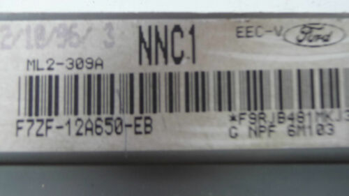 276-1 WARRANTY 1997 Ford Mustang 3.8 Engine Control Computer Brain ECM ECU EBX