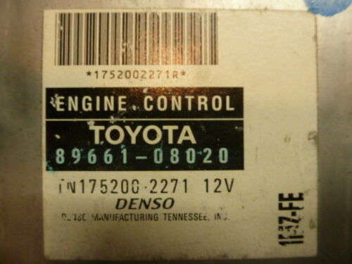 NY311-9 OEM WARRANTY 1999 TOYOTA SIENNA ENGINE CONTROL COMPUTER BRAIN ECM ECU