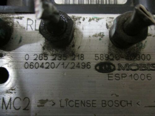 ABS4-38 OEM 2006 2007 SEDONA ENTOURAGE ANTI-LOCK BRAKE ABS MODULATOR ASSEMBLY