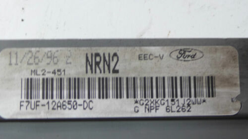 276-9 WARRANTY 1997 Ford Van E150 4.2 Engine Control Computer Brain ECM ECU EBX
