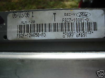 1996 Ford Mazda Probe 2.0 Engine Control Computer Brain ECM ECU W / WARRANTY!